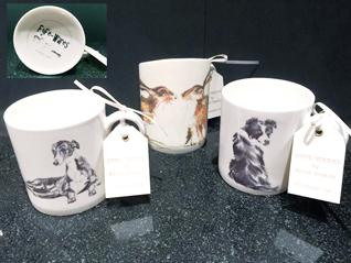 Hare, Collie, Greyhound mugs